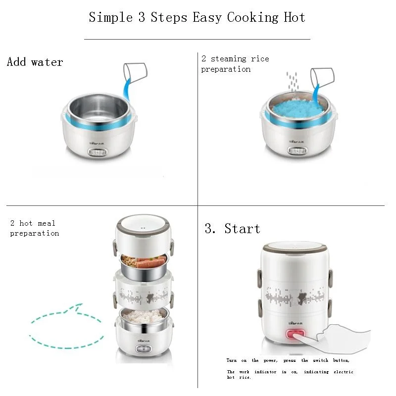 appareil cuisine aparato restaurant equipment enseres de cocina keukenapparatuur kitchen electrical appliance electric lunch box free global shipping