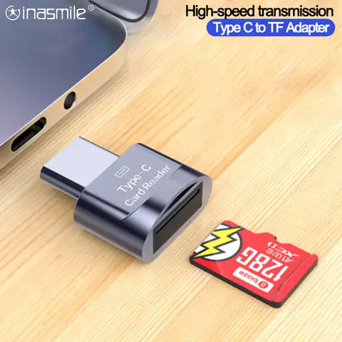 Адаптер Type C OTG на Micro-SD TF, устройство для чтения карт памяти для Samsung, Huawei, Xiaomi, Macbook, переходник с Micro USB на Type-c