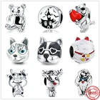 Бусина-Шарм летучая мышь из серебра 925 пробы для браслета