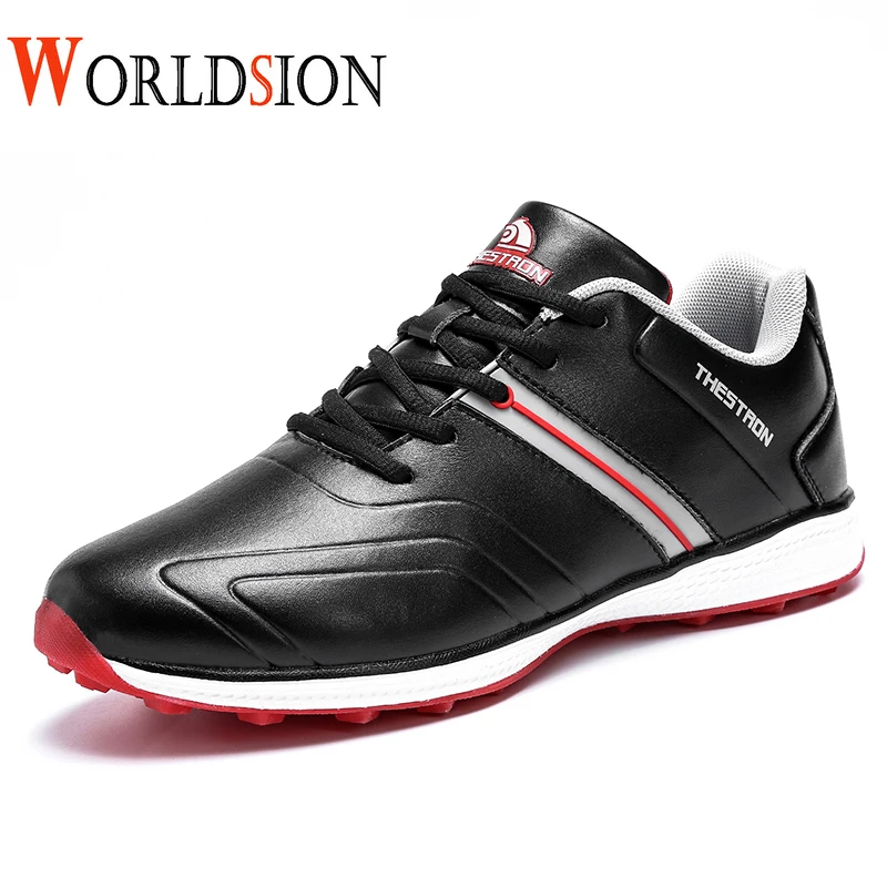 

New Waterproof Golf Shoes Men Professional Anti Slip Grip Golf Sneakers Light Weight 6.5-13 Quality Sport Shoes for Golfers