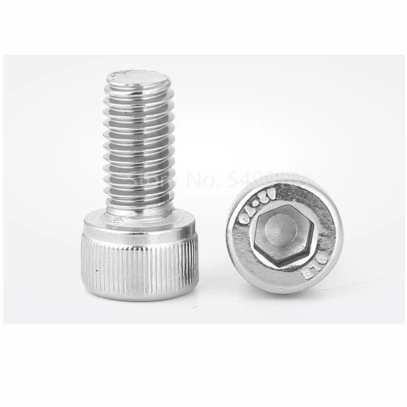 UNF 0 #-80 UNC 2 #-56 4 #-40 6 #-32 8 10-24 US грубая резьба 304 A2 из нержавеющей стали шестигранный