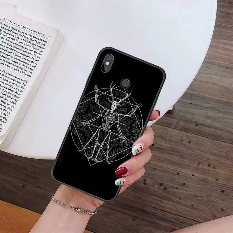 

Goat Head Satan Art Phone Cases For Xiaomi Redmi Note7 Pro Note8 Pro 8T Note9 9S Redmi8 8A Note10 Pro 9C X3