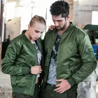 Бомбер мужской с рукавами, куртка на молнии, короткая бейсбольная куртка ВВС, однотонный полет, 8XL, весна-осень 2021