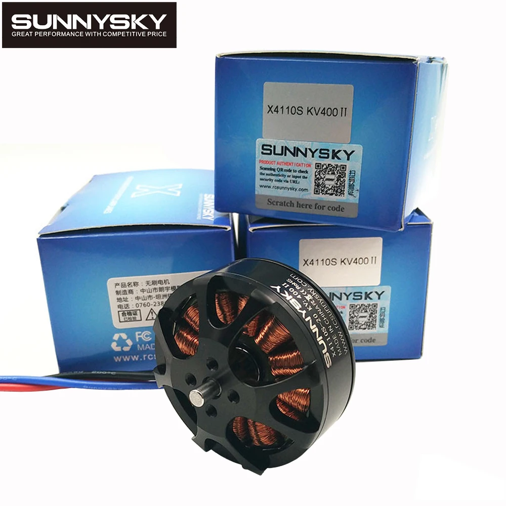 4 шт./лот Sunnysky X4110S 340KV 400KV 460KV 580KV 680KV 4S 6S бесщеточный двигатель для RC Мультикоптер