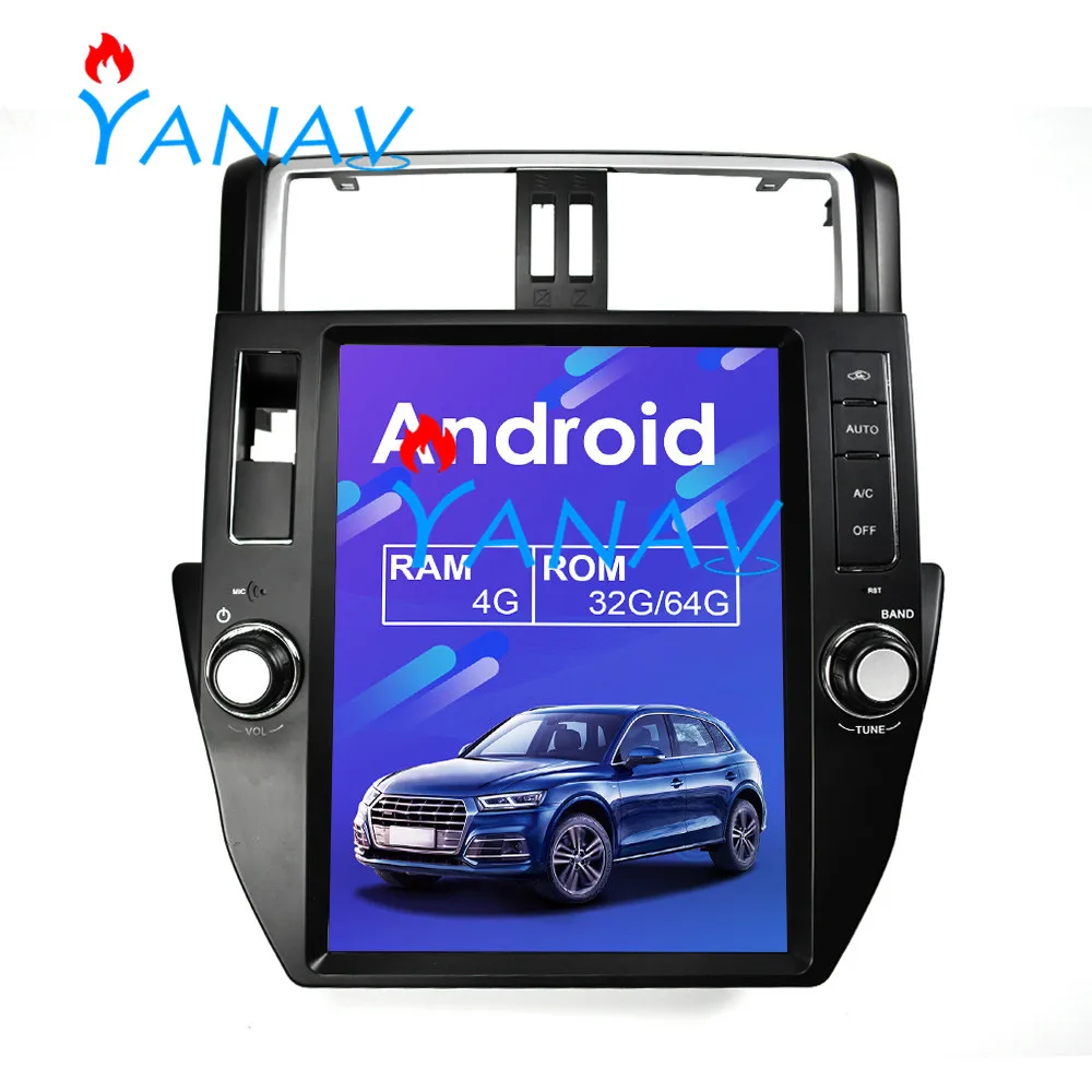 

12.1 Inch Tesla Screen Android 9. 0 px6 GPS Navigation for-TOYOTA Prado 14-17 Tesla Radio Screen Car Multimedia Player