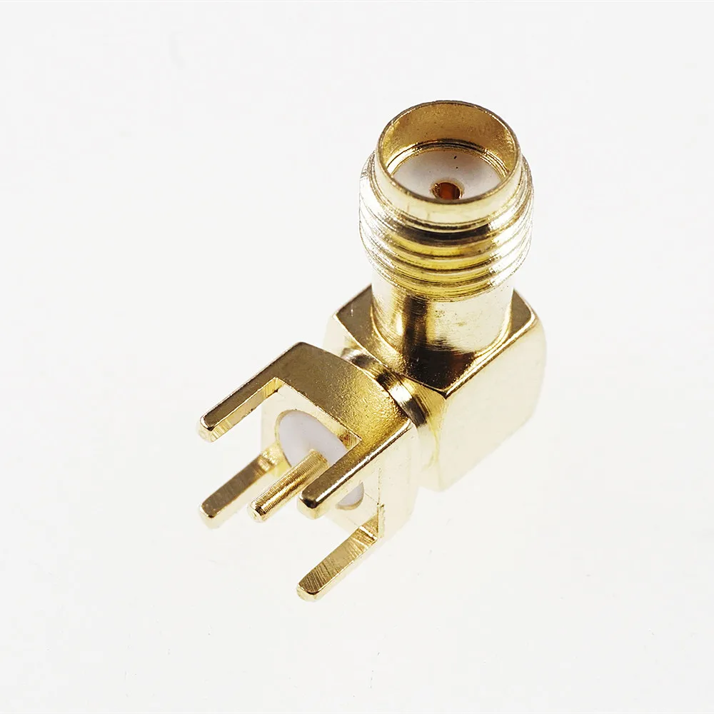 1000pcs SMA Jack Female Socket 50 Ohm Through Hole Right Angle Solder PCB Mount Coaxial Connector RF Receptacle | Обустройство дома