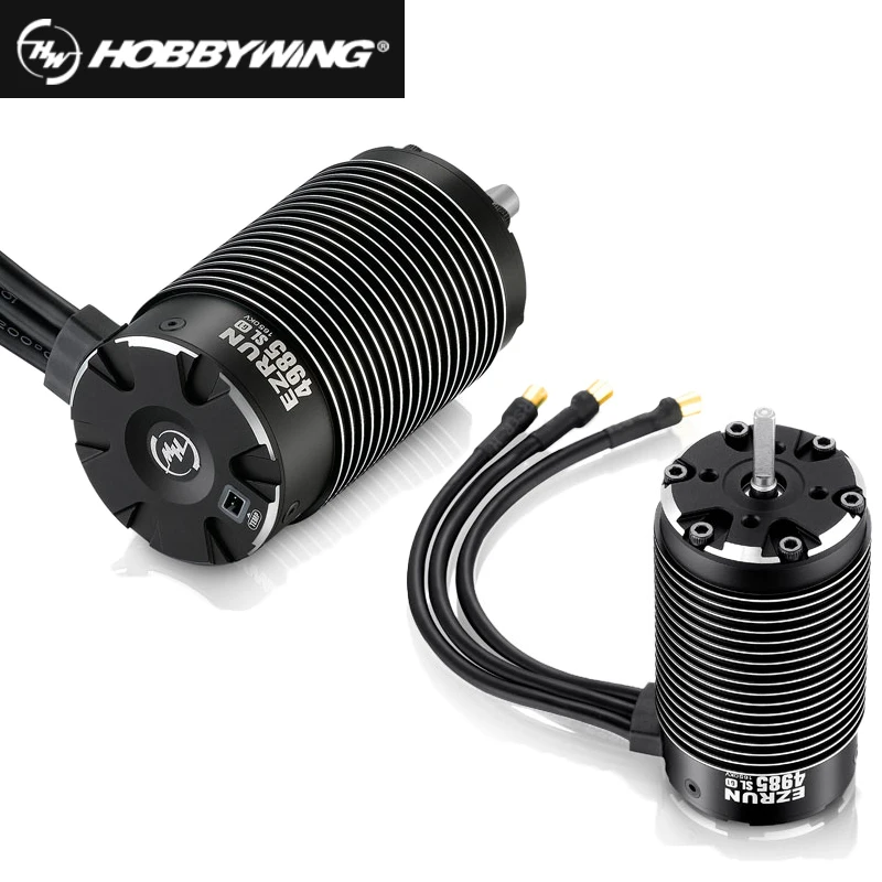 4-полюсный бесщеточный двигатель HobbyWing EZRUN SL 4985-1650KV/5687-1100KV/56113-800KV 3-8S для