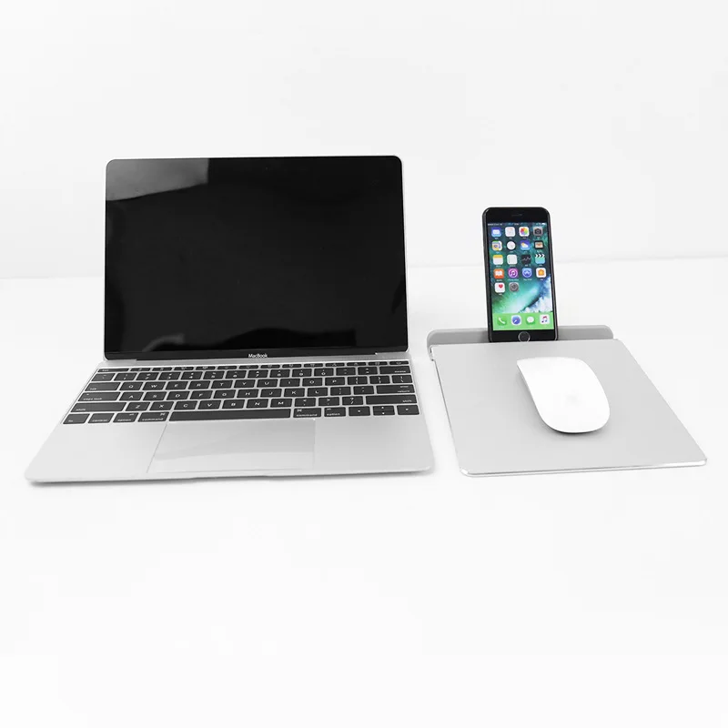 2 в 1 металлический алюминиевый коврик для мыши твердый Гладкий волшебный тонкий