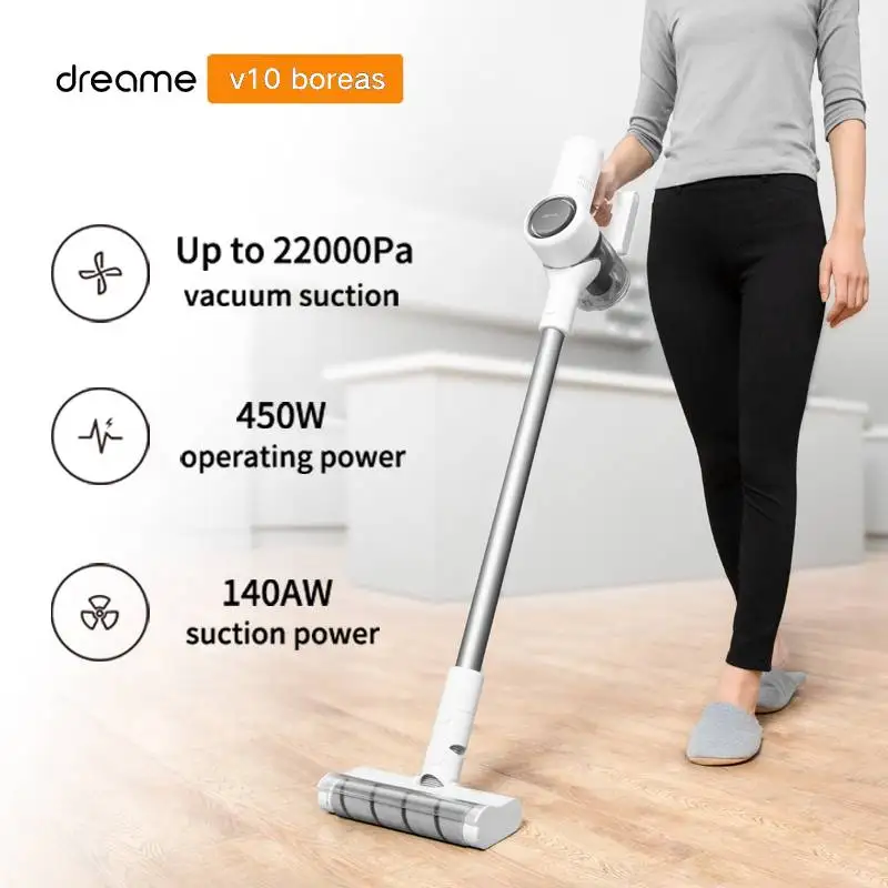 

Global Version Dreame V10 Handheld Wireless Vacuum Cleaner Portable Cordless Cyclone Filter Carpet Dust Collector Carpet Sweep