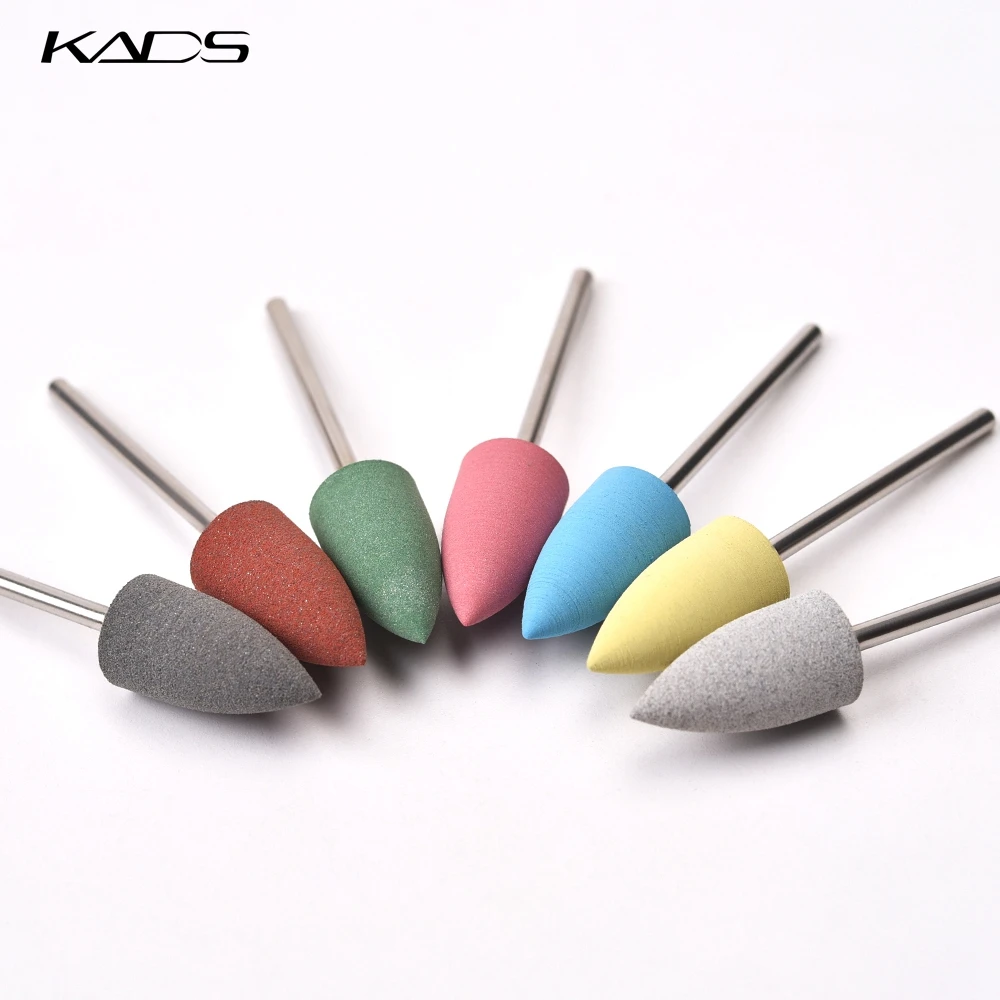Электрическая пилка для ногтей KADS резиновые сверла гибкий полировщик машинка