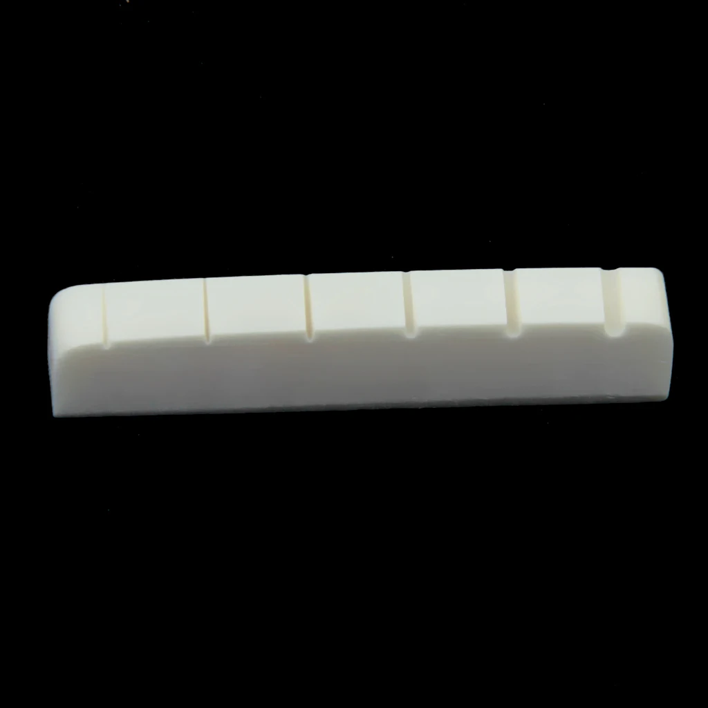 

Replacement Bone Bridge Nut Set 43mm Bone Nut for Electric Guitar Musical Stringed Instruments Accessories