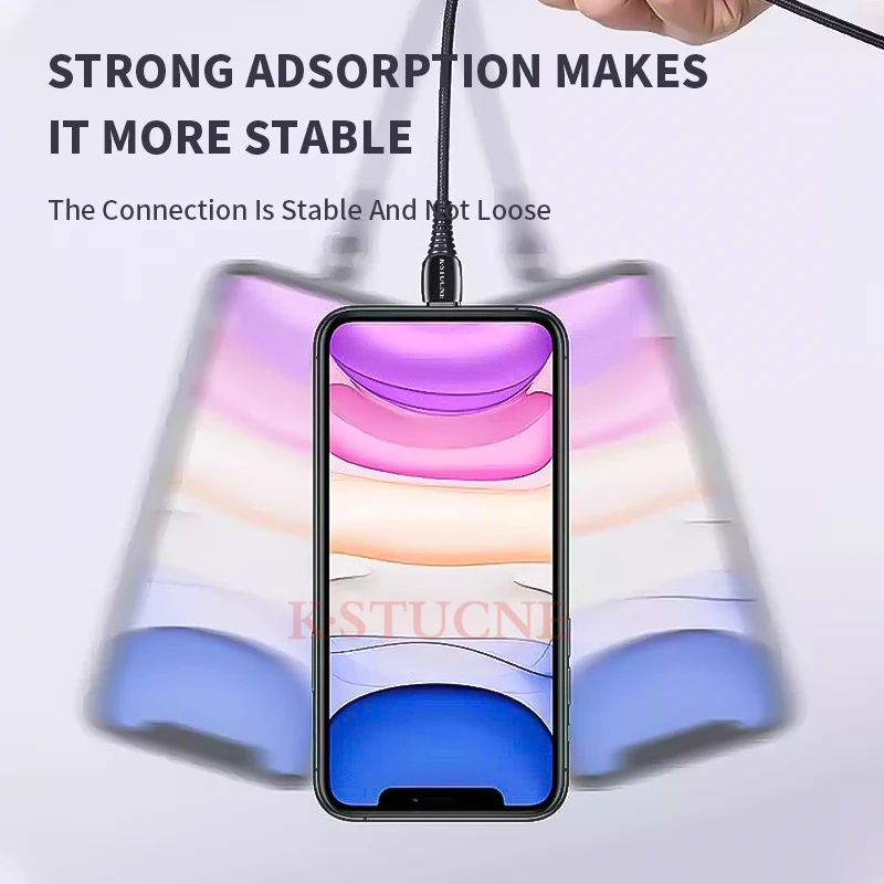 Магнитный зарядный кабель USB C для samsung S9 S8 Note 9 8 5A Быстрый Магнитный кабель Зарядное устройство 1 м 3A микро Тип usb C кабель для Xiaomi Redmi Note 5 7