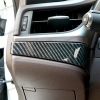 carbon fiber abs car dashboard side decoration trims for lexus es es300h 200 es350 300h 2018 2019 2020 2021 2022 350 auto chrome