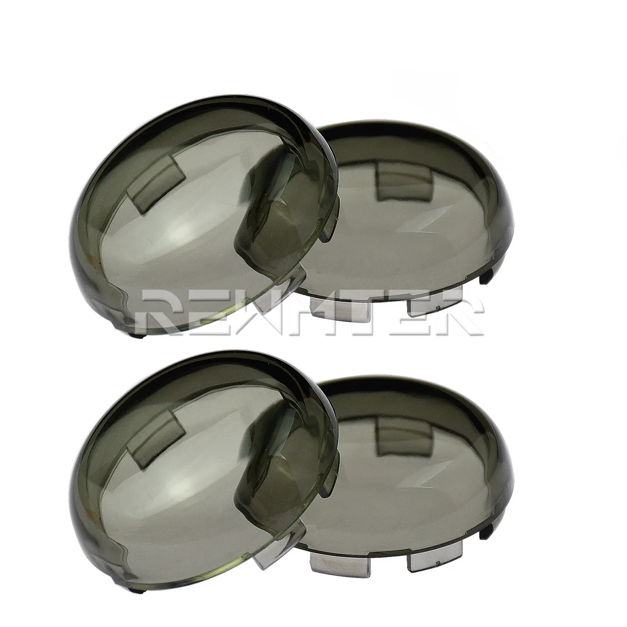 4pcs lens cover Поворотная сигнальная крышка объектива мотоцикла дымовые фары поворотников Крышка для Harley Touring Road King Dyna Softail Sportster 883 1200 - Цвет: 4pcs lens cover