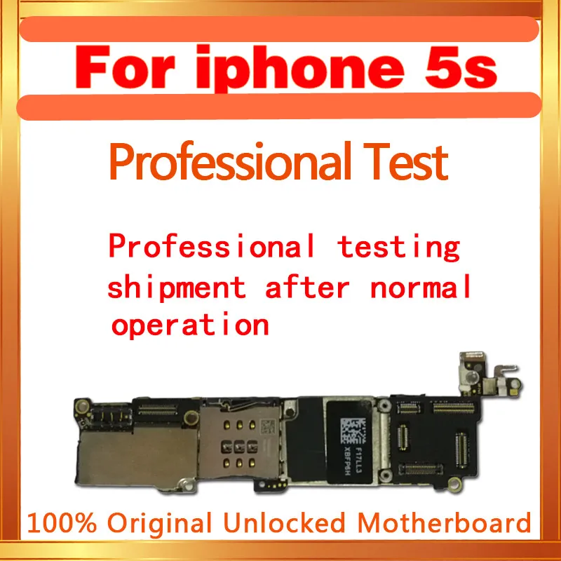 100% оригинальная разблокированная материнская плата для iphone 5S без Touch ID/с ID