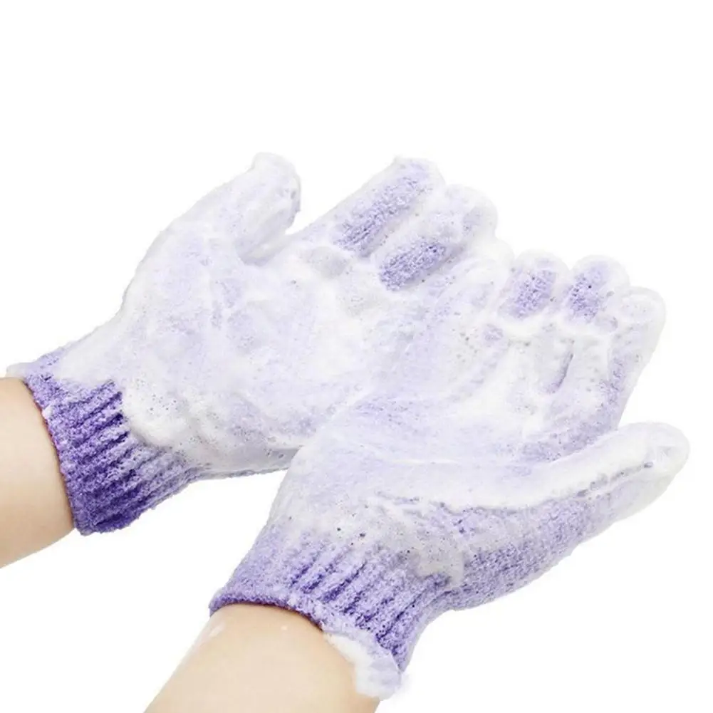 

1Pc Shower Bath Exfoliating Wash Skin Spa Massage Scrub Body Scrubber Fine Glove magic sponge bathroom accessories