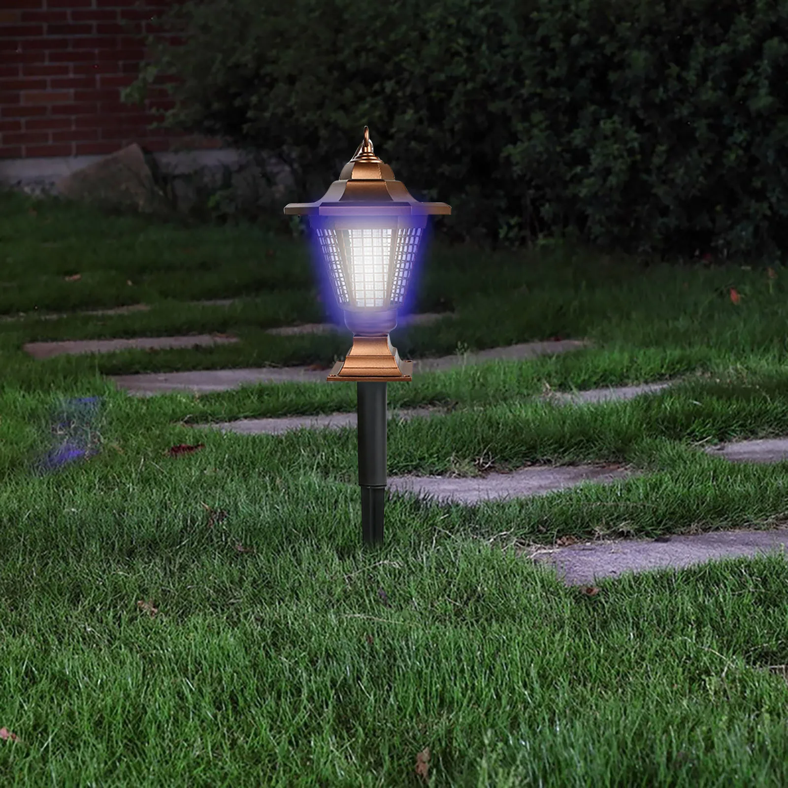 Солнечный СВЕТОДИОДНЫЙ светильник Москитная Катушка Жук ловушка для насекомых