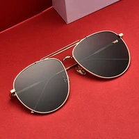 2020 new fashion gentle brand design classic alloy pilot uv400 protective sunglasses for men women vintage driving sun glasses