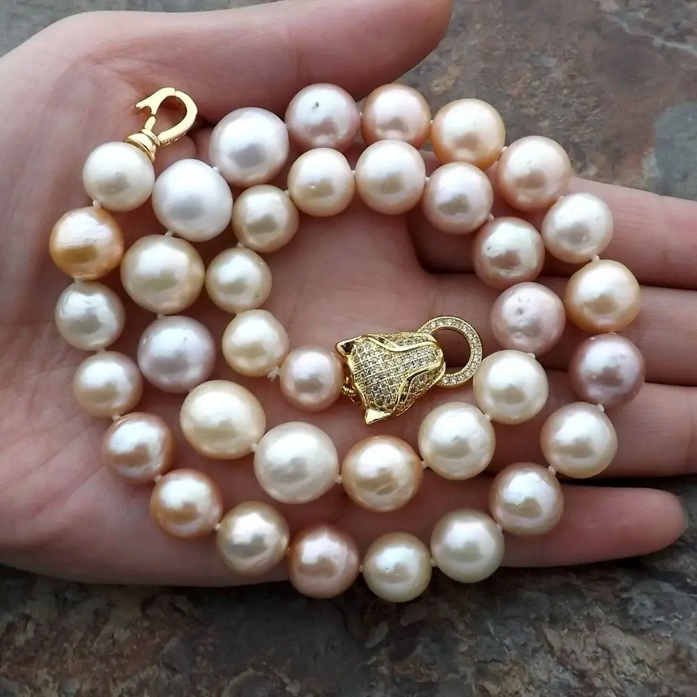 

Разноцветное жемчужное ожерелье Эдисона реборн Кеши 10 мм-12 мм