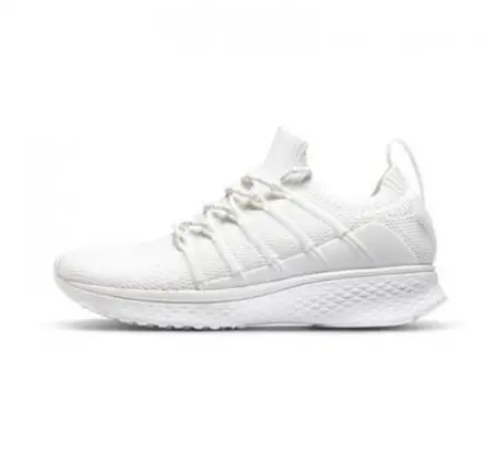 White 43 Xiaomi Sneaker 2 Mijia беговая Обувь Uni-Moulding Techinique Fishbone Lock system эластичная вязанная амортизирующая подошва - Цвет: White 43