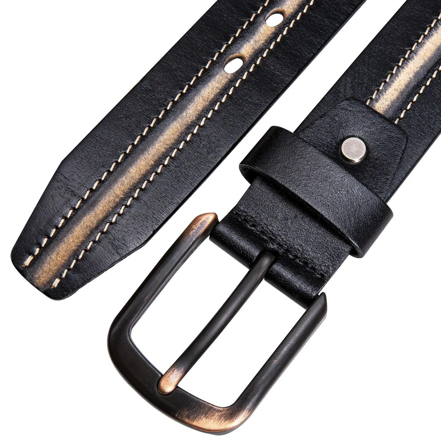 Модные Роскошные Брендовые мужские ремни из натуральной кожи с металлической