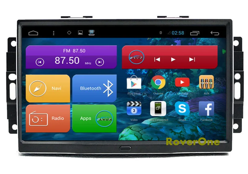 Автомагнитола Dodge Avenger Caliber Challenger Dakota Android 4 стерео GPS навигация мультимедиа аудио