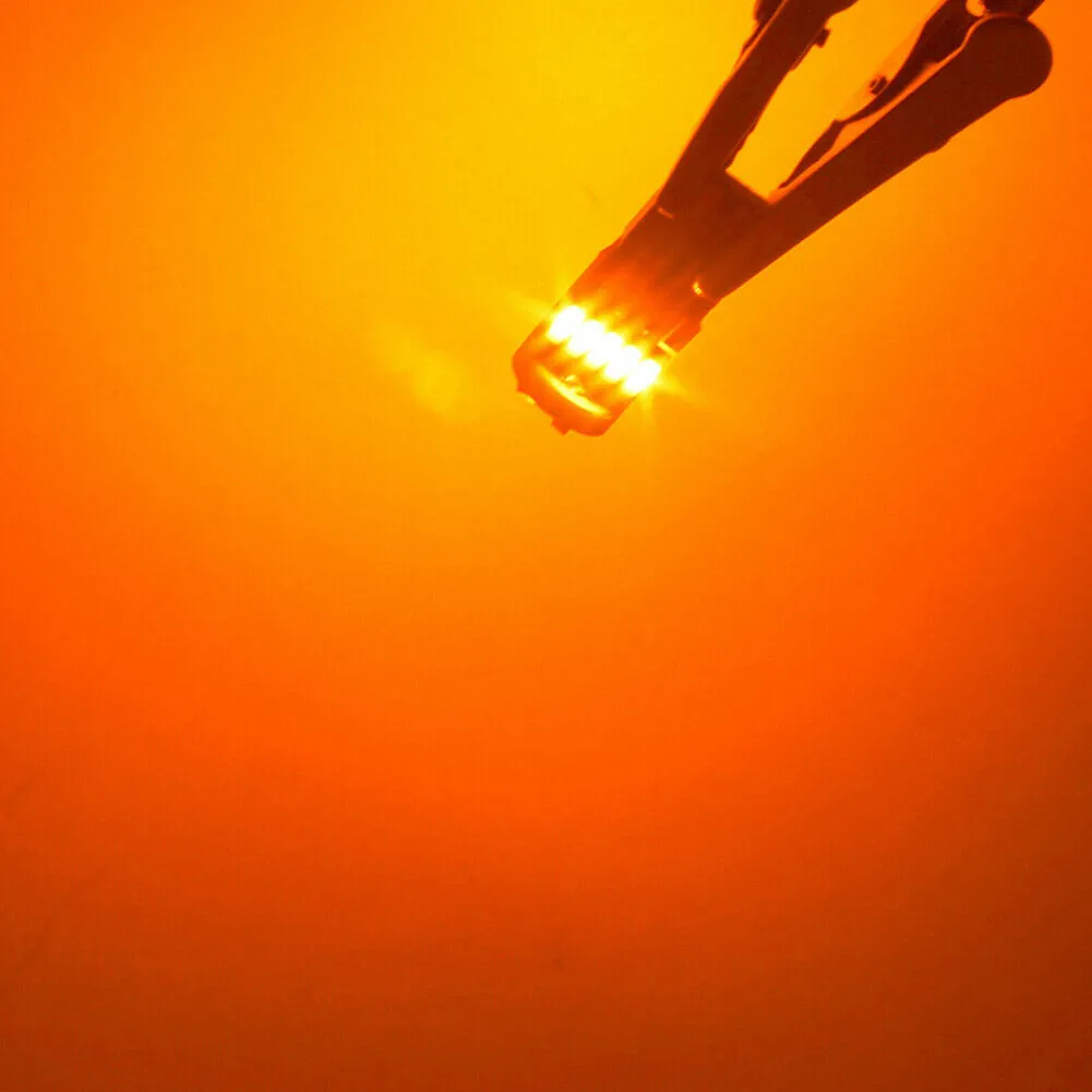 

T10 LED Light Bulb Amber Canbus Error Free Parking Side Marker 168 194 192 175