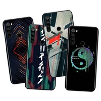 esports game gaming striped art for xiaomi redmi note10 10s 9t 9s 9 8t 8 7 6 5a 5 4 4x prime pro max black soft phone case