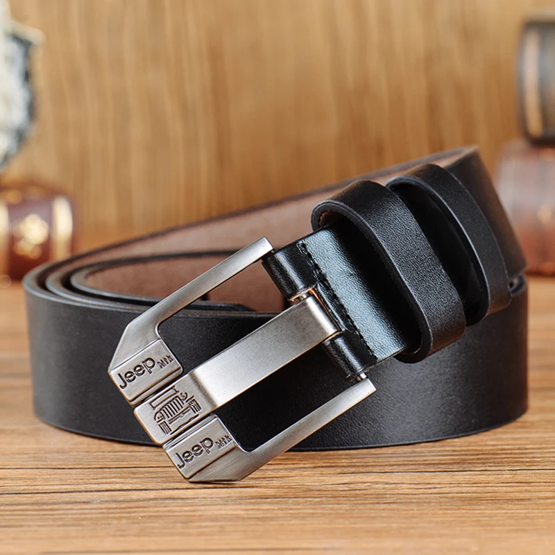 

New High Quality Luxury Brand Leather Belt Designer Belts Men Pin Buckle Black Business Trouser Strap Cinturones Hombre Cinto