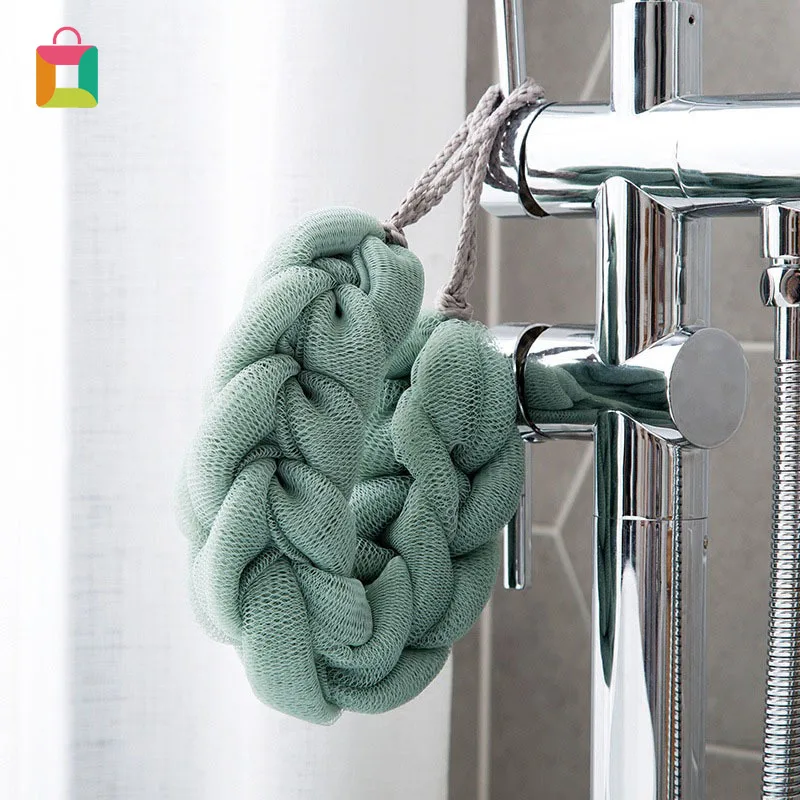 

Back Bath Sponge Shower Body Exfoliate Strap Flower Mesh Net Shoulder Scrubber Long Sponge Shower Body Wash Brush Foaming NEW