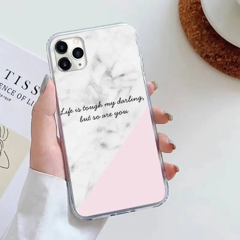 

Pink marble gold luxury art Phone Case For iphone 12 5 5s 5c se 6 6s 7 8 plus x xs xr 11 pro max