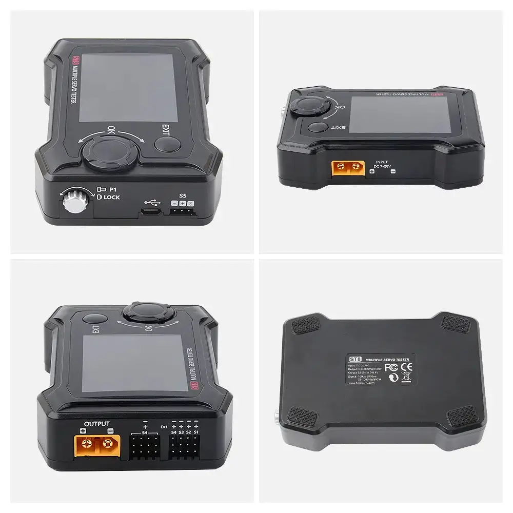 Новый ToolkitRC ST8 2 4 TFT 7-28V 8-канальный Servo интегрированный Тесты er независимых