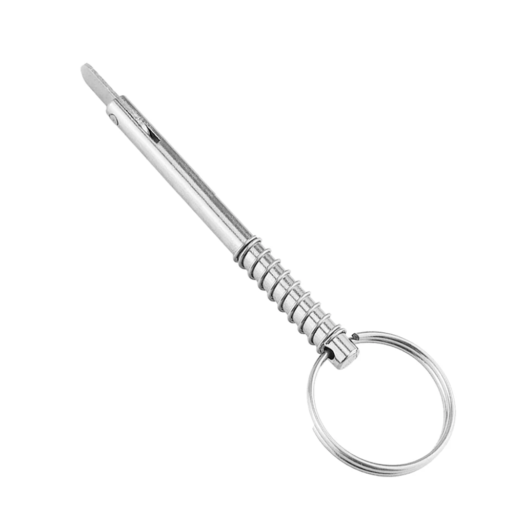 Marine Stainless Steel Quick Release Pin Fit For Boat Top Deck Hinge- Boats Hinge Pin Boat Accessories, 5x76mm