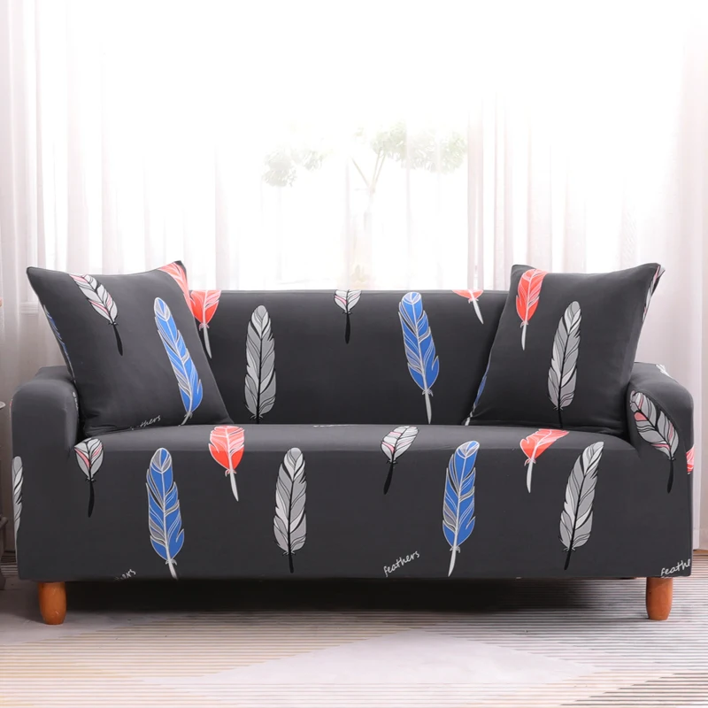 Полиэстер и спандекс стрейч диван чехлов прочный мягкий диван-Крышка для 1/2/3/4