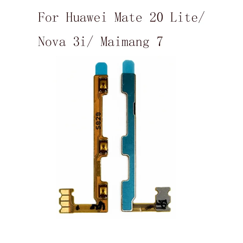 

10/Pcs For Huawei Mate 20 Lite/Maimang 7 Power On Off Volume Up Down Button Mute key Switch Flex Cable Ribbon For Huawei Nova 3i