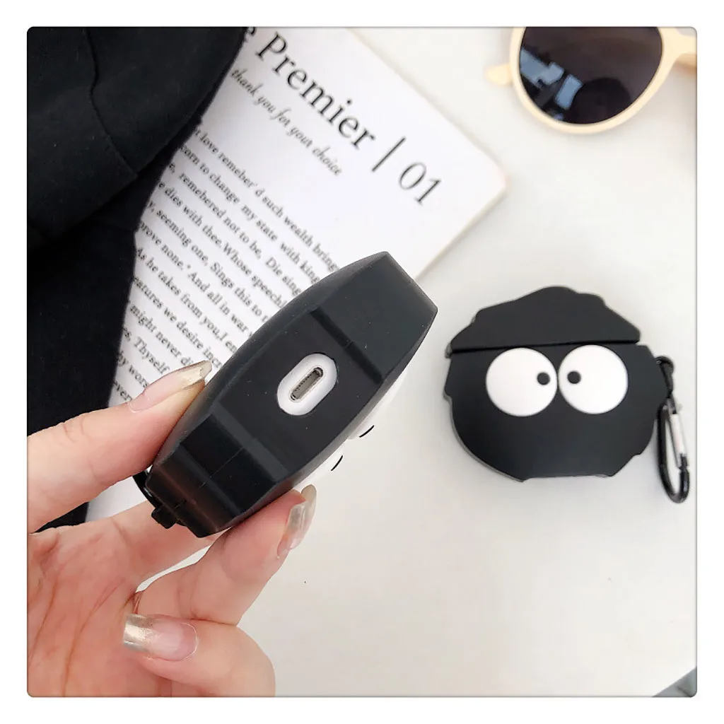 Силиконовый защитный чехол для AirPods Pro 2019 беспроводной зарядки с кольцом