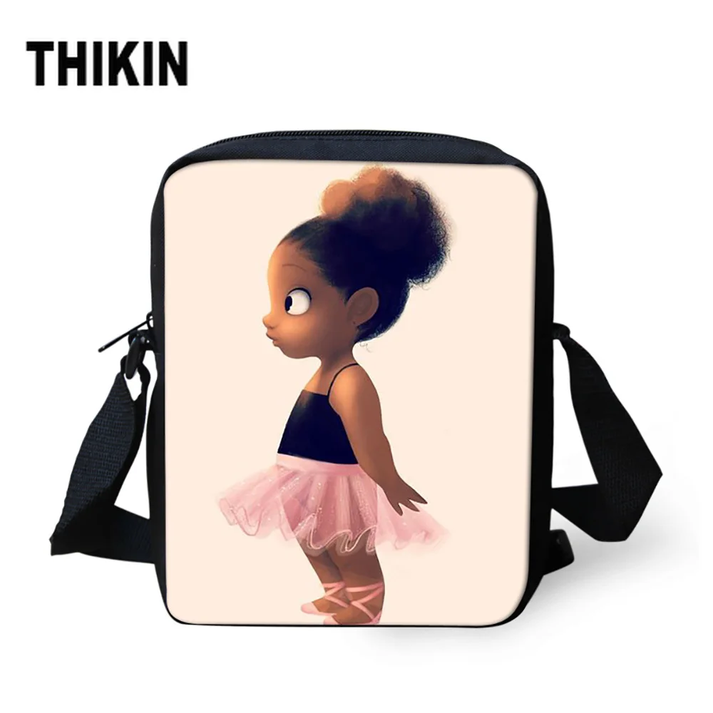 Сумка мессенджер с рисунком тикин из мультфильма в африканском стиле для