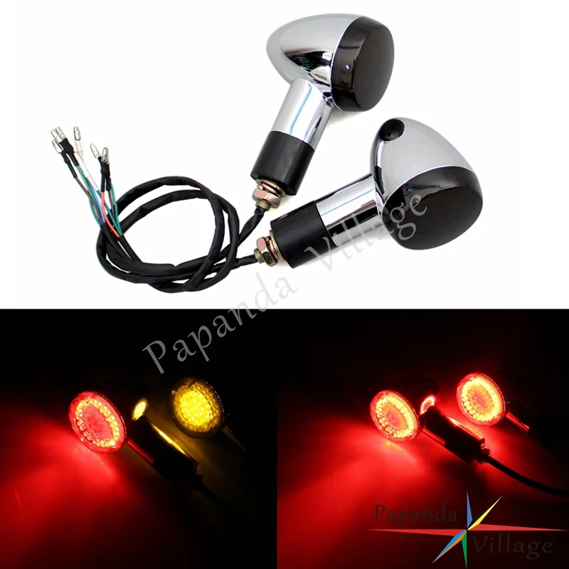 Универсальный светодиодный задний сигнал поворота для мотоцикла 12 В тормозной