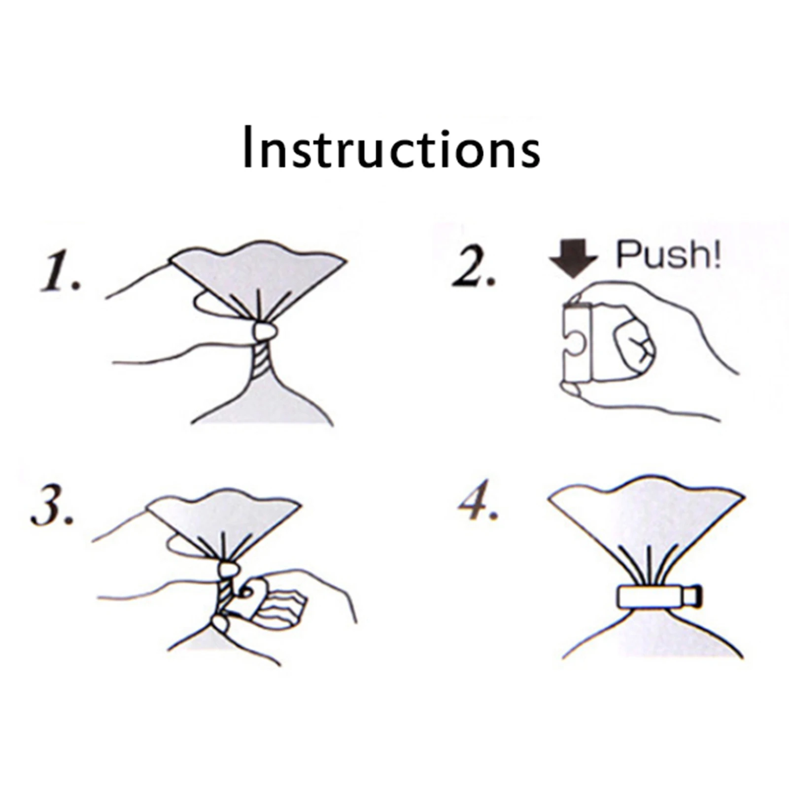 

3/6/9pcs Elastic Button Bread Bag Sealing Clip Plastic Bag Sealer Snack Fresh Food Storage Bag Clip Kitchen Tool Hogard