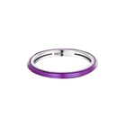 Женское кольцо из серебра 2021 пробы, с фиолетовым эффектом