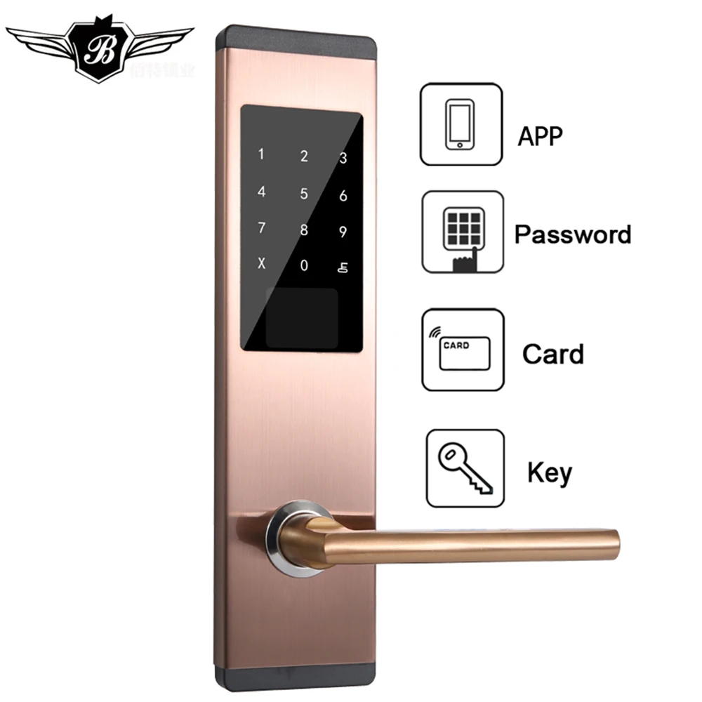 Умный Замок TTlock с bluetooth APP пароль устройство чтения RFID смарт-замок двери wifi