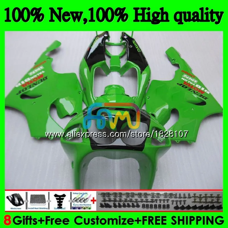 

Body For KAWASAKI ZX-7R ZX750 ZX 7R ZX-750 5BS.11 ZX 750 Factory green 7 R ZX7R 96 97 98 99 03 1996 1997 1998 1999 2003 Fairings