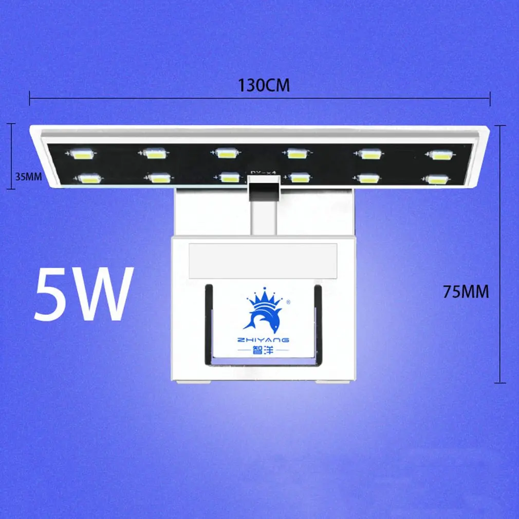 

High Brightness Aquarium Flexible Clip Lamp Fish Tank Over Head LED Aquarium Water Clip Lamp For Lighting