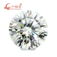 5 10mm white color with a little blue round brilliant cut cheapest moissanites loose stone