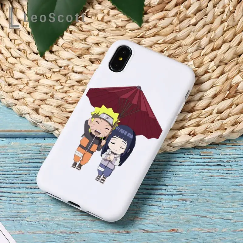 

Hyuga Hinata Naruto Phone Case Candy Color for iPhone 6 7 8 11 12 s mini pro X XS XR MAX Plus