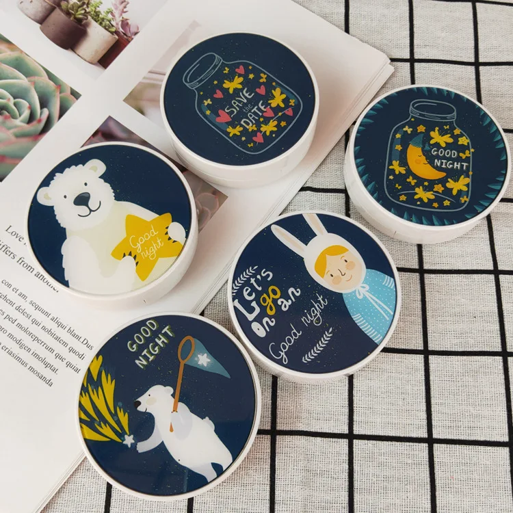 Чехол для контактных линз с зеркалом красивый чехол объектива коробка хранения