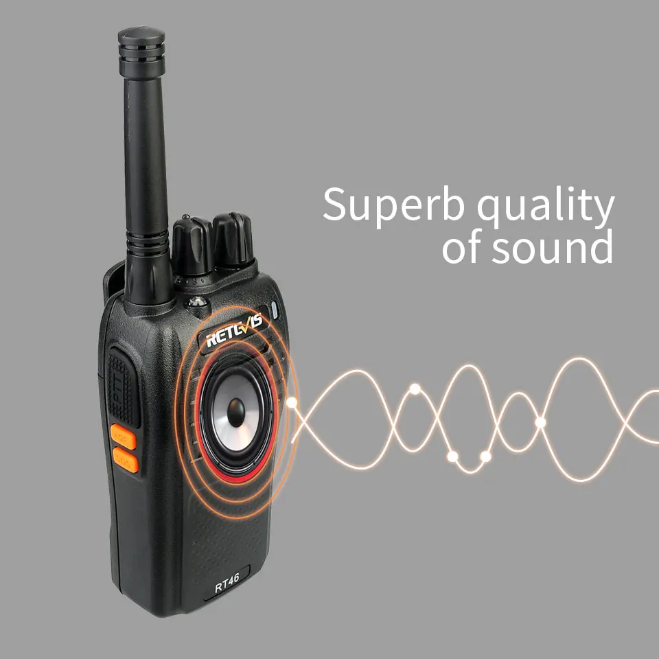 Рация RETEVIS RT46 6 шт. PMR Radio PMR446 FRS Портативное двухстороннее радио VOX Зарядка Micro USB