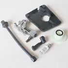 Масляная труба, фильтр, масляный насос, крышка и Червячная Шестерня для китайской бензопилы 45CC 52CC 58CC 4500 5200 5800