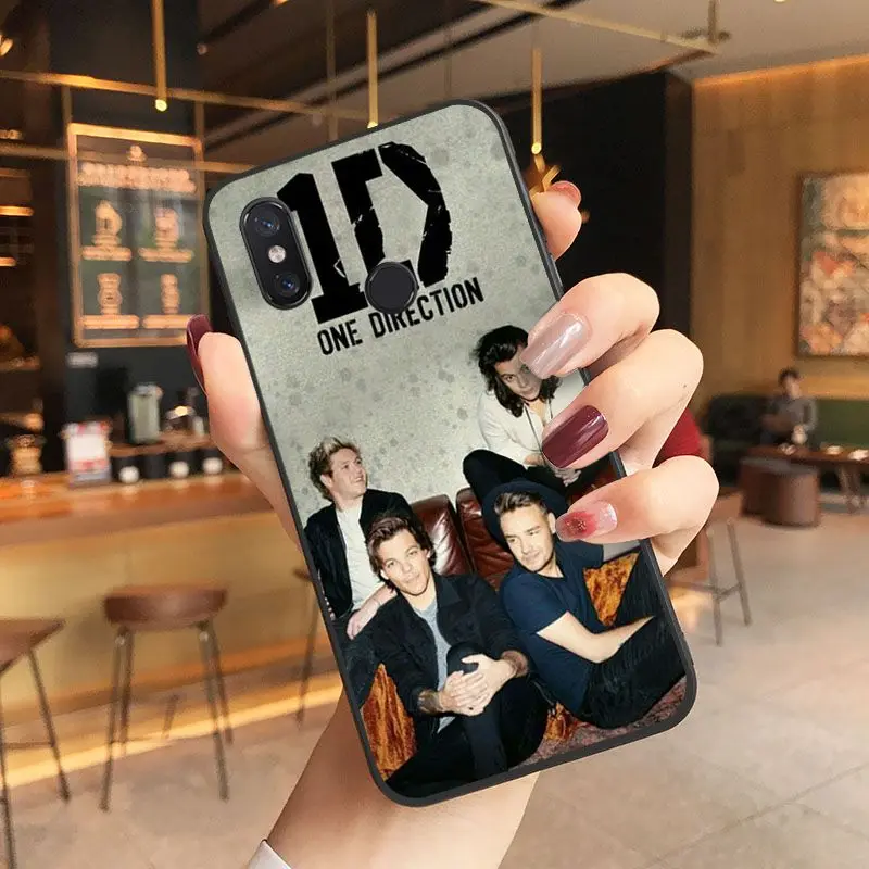 Мягкий черный чехол для телефона One Direction Xiaomi 8 9 se 5X Redmi 6pro 6A 4X 7 5plus note 5 | Мобильные