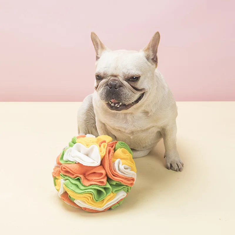 

Pet sniffing pad upgrade dogs sniffing ball pet folding toys snacks